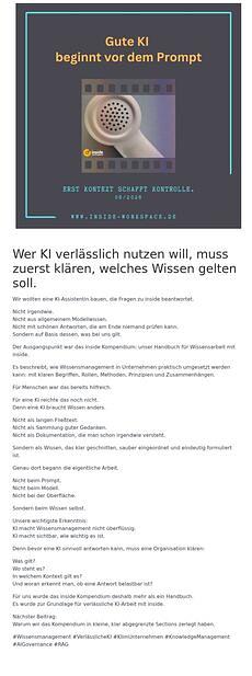 Wer KI verlässlich nutzen will, muss zuerst klären, welches Wissen gelten soll.
