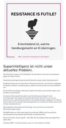 Die Superintelligenz ist nicht unser aktuelles Problem.
